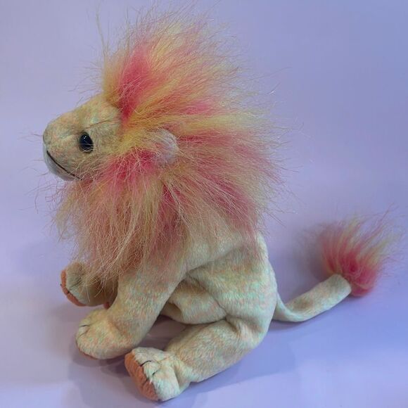 Bushy the Lion (RETIRED) 2000 Beanie Baby Ty Inc. 90s Toy Collectable 10” w tail - Picture 2 of 5